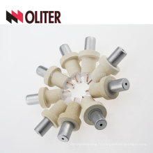 OLITER pt rh immersion consommable consommable qualité supérieure s thermocouple pour haute température avec pointe 604 triangle